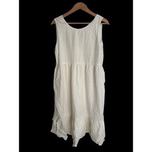 Tradlands Sleeveless Birdie Reversible Dress Small in "Birch"